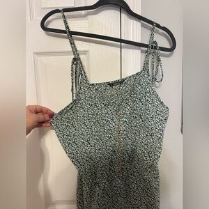 SHEIN Dark Green Floral Camisole Top